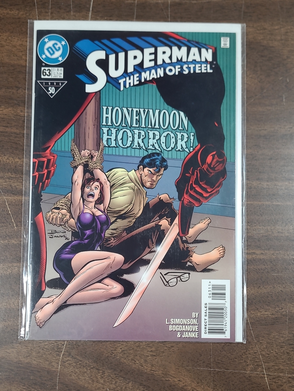 DC Superman The Man of Steel Comic Book #63 December 1996 Bagged